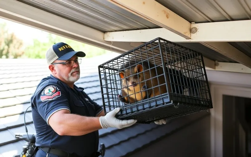 Safe Humane Trap Setup